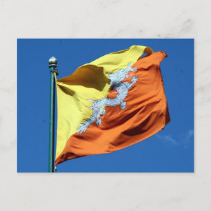 bhutaanse vlag briefkaart