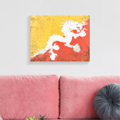 Bhutan Canvas Afdruk (Insitu (Woonkamer))