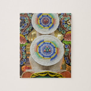 Bhutan. Ceremoniale koeken gemaakt door monniken e Legpuzzel