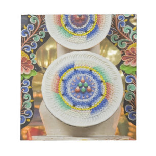 Bhutan. Ceremoniale koeken gemaakt door monniken e Notitieblok