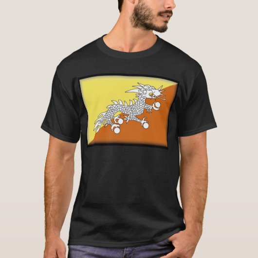Bhutan Flag T-shirt (Voorkant)