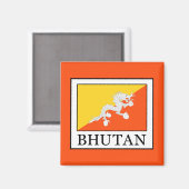 Bhutan Magneet (Voorkant / Achterkant)