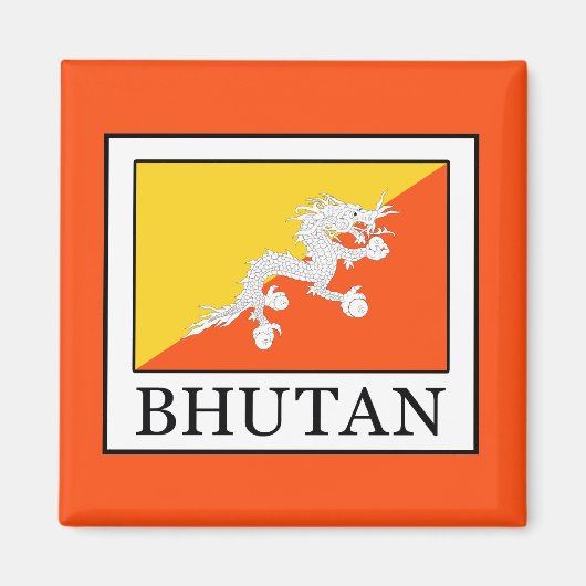 Bhutan Magneet (Voorkant)