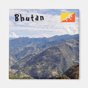 Bhutan vreedzame oostelijke bergen - Himalaya Magneet