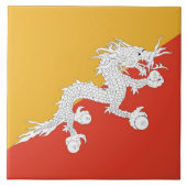 Bhutanese Tegel Tegeltje (Voorkant)
