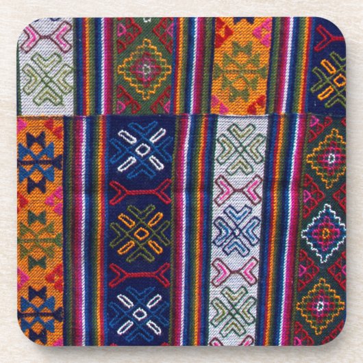 Bhutanese textielstof drankjes onderzetter (Voorkant)