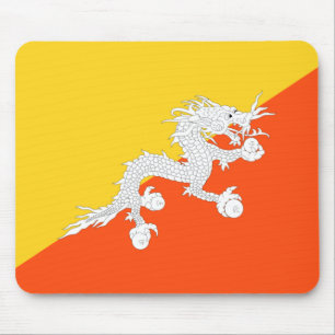 Bhutanese vlag (Bhutan) (Thunder Dragon) Muismat