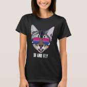 Bi and Fly Funny Cat Bisexual Bi Pride Pullover H (Devant)