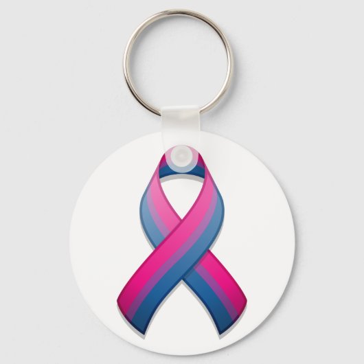 Bi Awareness Ribbon Sleutelhanger (Voorkant)