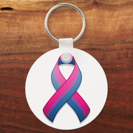 Bi Awareness Ribbon Sleutelhanger (Voorkant)