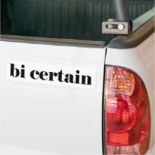 bi bepaalde bumpersticker (Op Truck)