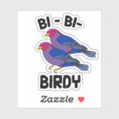Bi Bi Birdy Sticker (Vel)