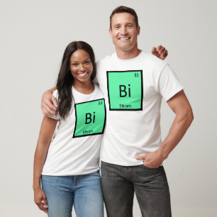 Bi - Bikram Yoga Scheikunde Periodiek Systeem Symb T-shirt