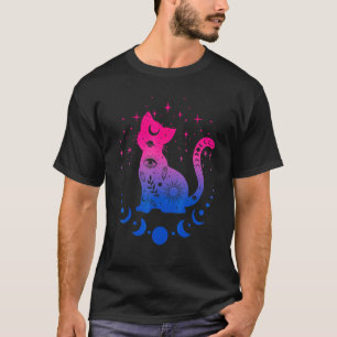 Bi Biseksueel Pride Vlag Kleuren Astronomie Cat LG T-shirt