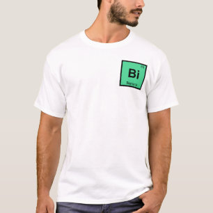 Bi - Bismarck North Dakota Scheikunde Stadssymbool T-shirt
