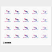 Bi est bel Autocollant blanc (Feuille)