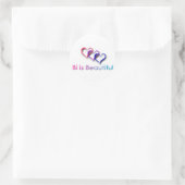 Bi est bel Autocollant blanc (Sac)