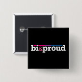 Bi&fier Zwarte Button (Voorkant /achterkant)