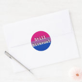 Bi+ Fierté Drapeau Toujours Bisexuel Stickers (Enveloppe)