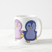 Bi Flag Pride Lgbtq Cute Penguin Coffee Mok (Voorkant rechts)