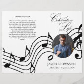 Bi-Fold Pink Hydrangeas Funeral Programme Flyer (Voorkant)