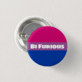 Bi Furious Ronde Button 3,2 Cm (Voorkant /achterkant)