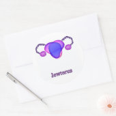 Bi Jewterus Ronde Sticker (Envelop)