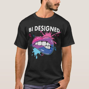 Bi Ontworpen Bisexual Rainbow Pride March Bisexual T-shirt