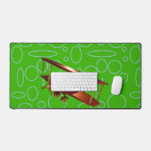Bi-plan rouge sur les cercles et boucles verts (Clavier et souris)