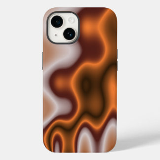 Bi Polar Molten Copper Case-Mate iPhone 14 Hoesje