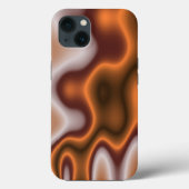 Bi Polar Molten Copper Hoesje-Mate iPhone Case (Achterkant)