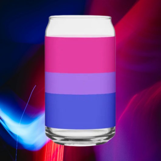 Bi Pride Blikvorm Glas