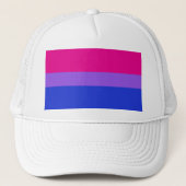 Bi Pride Bold Hoed Trucker Pet (Voorkant)