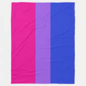 Bi Pride Cozy Fleece Dekens (Voorkant)