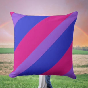 Bi Pride Diagonaal Kussen