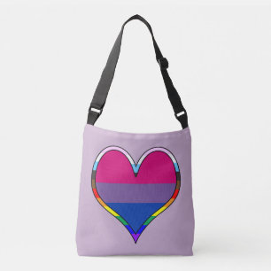 Bi Pride Hart Schoudertas Crossbody Tas