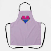 Bi Pride Heart Schort (Voorkant)