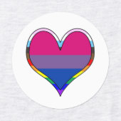 Bi Pride-labels Labels (Design 2)
