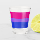 Bi Pride Shot Glas (Voorkant)