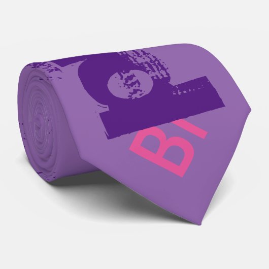 Bi Pride Stropdas (Opgerold)