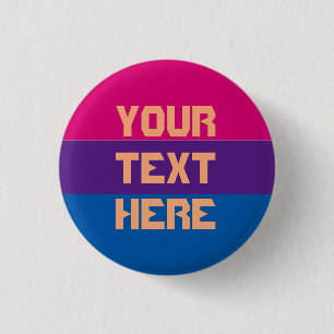 Bi Pride vlag Ronde Button 3,2 Cm