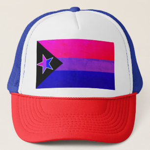 Bi Pride vlaggenster Trucker Pet