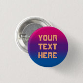 Bi-pridegradiënt Ronde Button 3,2 Cm (Voorkant /achterkant)