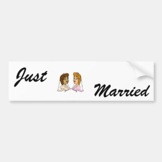 Bi-Racial Lesbians Bumpersticker