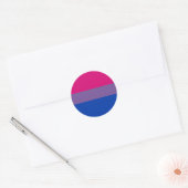 Bi-Sexual Pride Flag Ronde Sticker (Envelop)