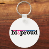 Bi&trotse witte Sleutelhanger (Voorkant)