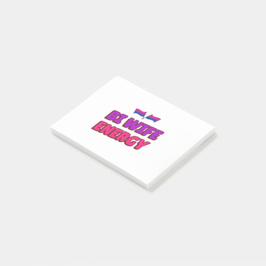 Bi Wife Energy Post-it® Notes (Schuin)