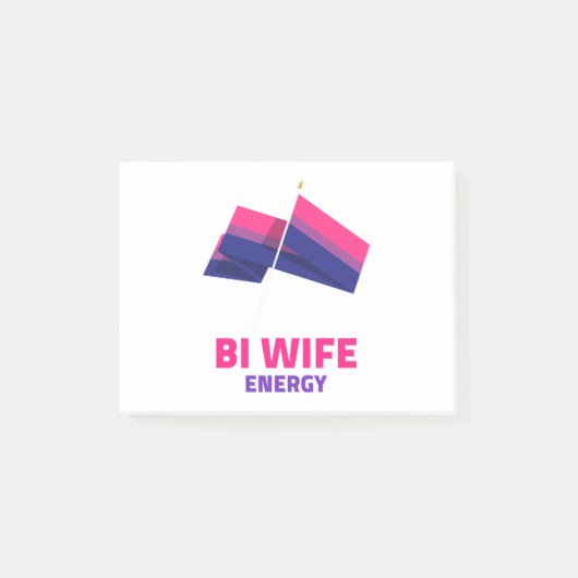 Bi Wife Energy Post-it® Notes (Voorkant)