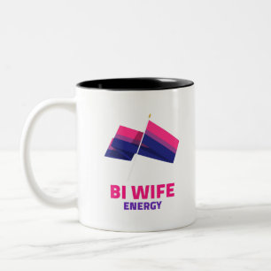 Bi Wife Energy Tweekleurige Koffiemok