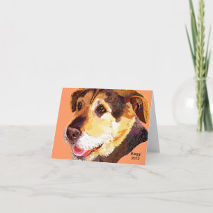 Biaggi hekken voor Fido Feestdagen Kaart